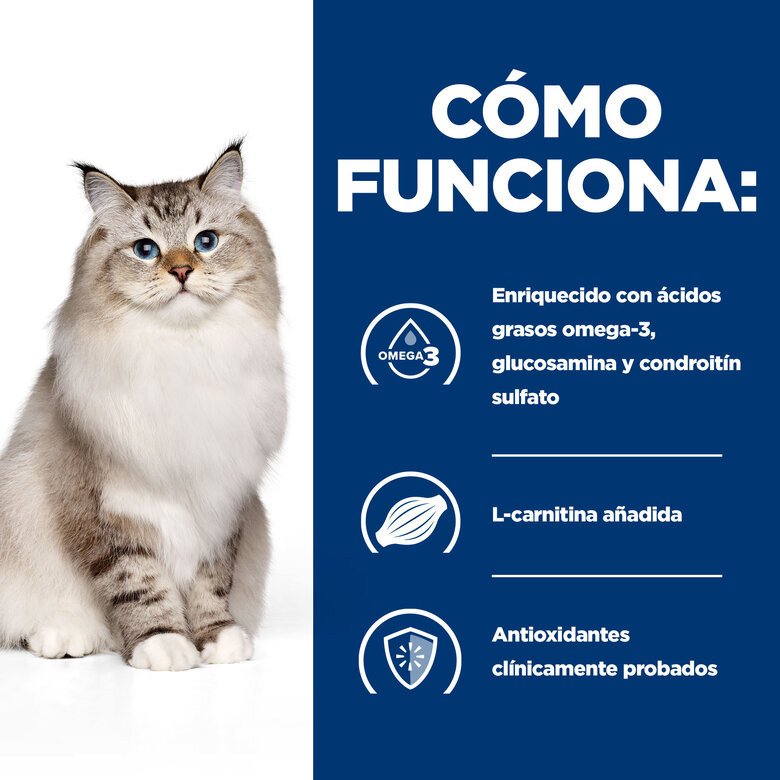 Hill's Prescription Diet Mobility j/d pienso para gatos, , large image number null